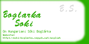 boglarka soki business card